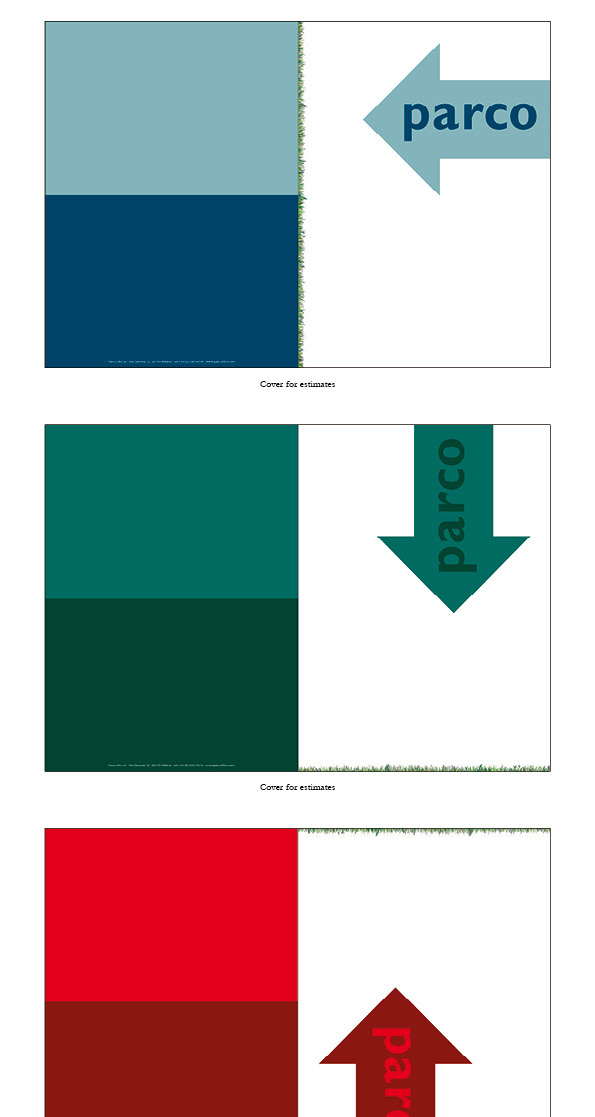 parco corporate identiy stationary