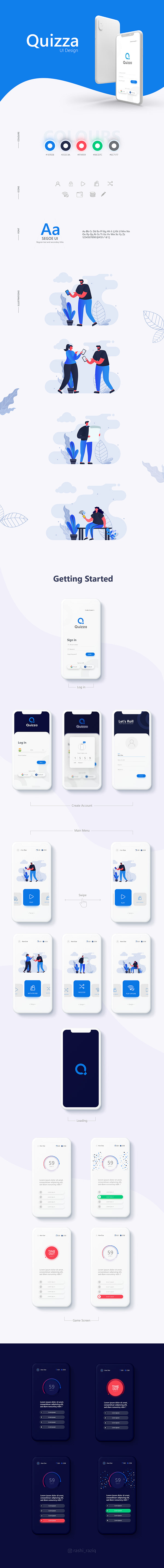 Quizza App (UI Design)