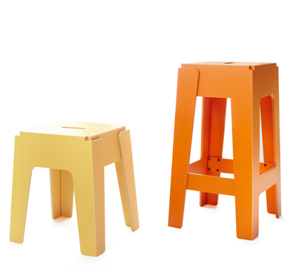 RECYCLED plastic furniture bar stool