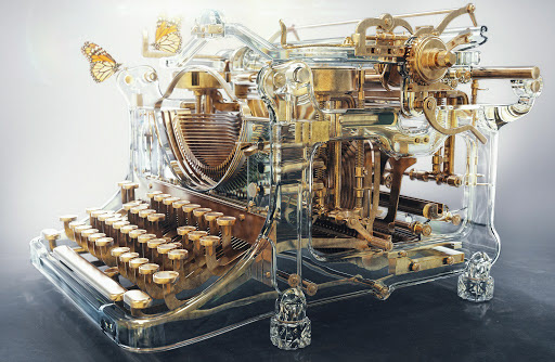 Render glass CGI gold STEAMPUNK Time Machine cryptoart Digital Art  concept Advertising 