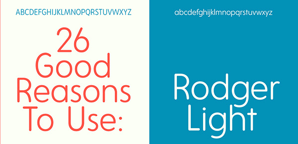 Rodger Typeface Design