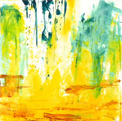 abstract atmosphere color gouache