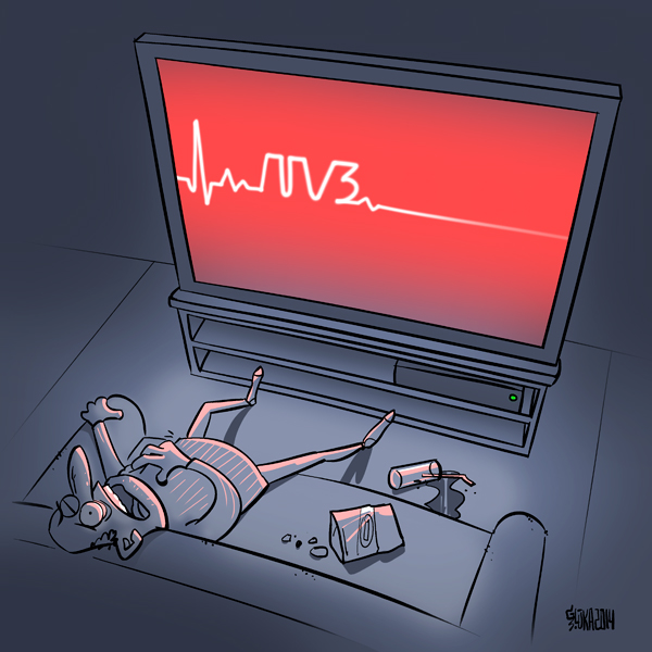 anguish Attack cardiogram Channel chips heart loss pain tv tv3 Gatis Sluka television Program