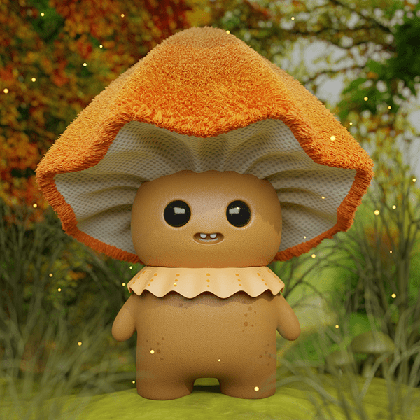 Cute Mushroom Characters