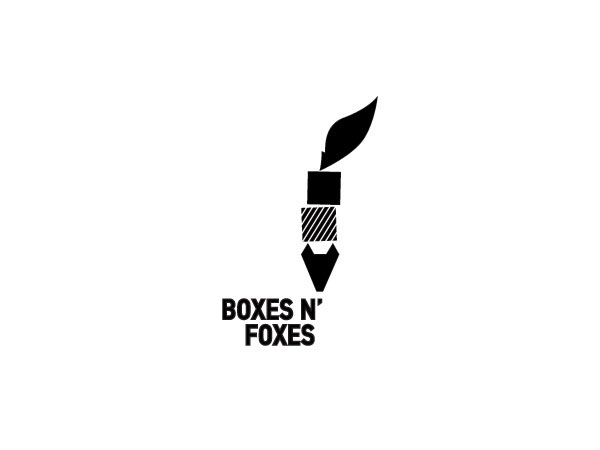 boxes foxes boxes n' foxes some think some think creative group somethink logo identity Packaging gift Gift Shop store handmade FOX box