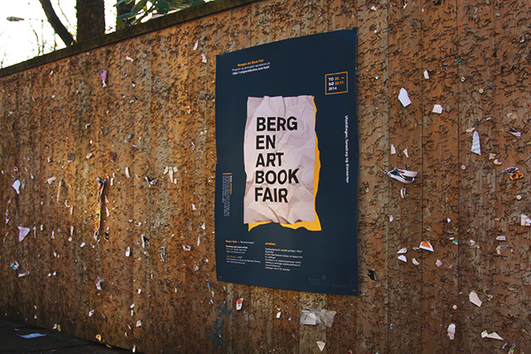 BABF bergenartbookfair khib Bergen norway poster