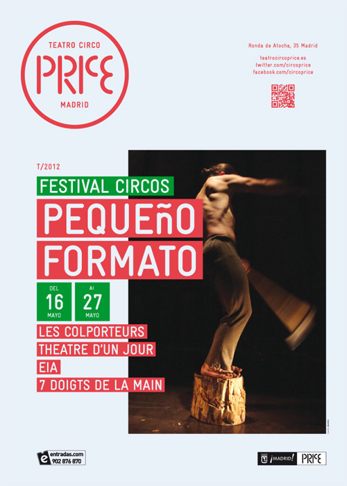 price  teatro circo  Circus madrid toormix cultura Rebrand Circo Price circo circo contemporáneo posters pere pinyol