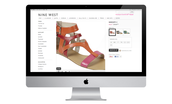 ninewest twoogy shoes PBG parkbravogroup Ecommerce e-commerce