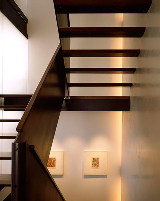 crosstree architectural metal fabrication stair railing Staircase steel g. goldberg associates hedrich blessing