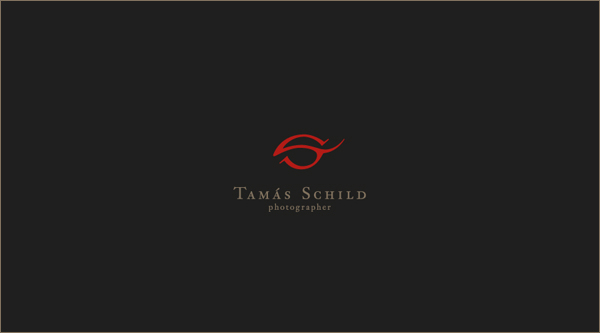 logo sign Tamas schild photographer graphic mark art photo art Layout peter molnar hellofolio eye red gold social