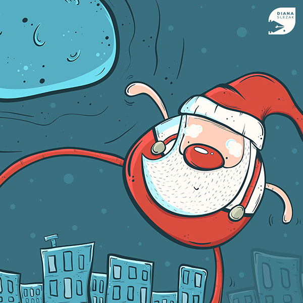 Santa Claus is coming to town on Behance