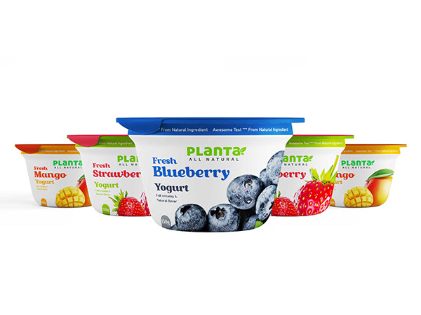 Yogurt packaging design