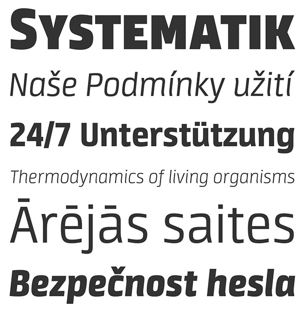 neuron  typography font angled sans Cyrillic modern small-caps versatile Neutral sans-serif