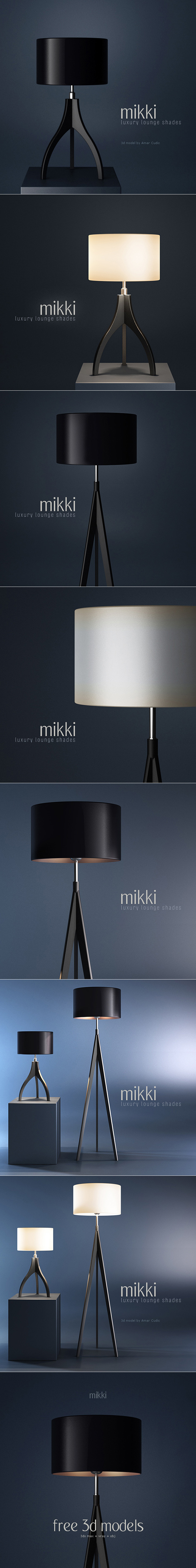 Lamp Mikki - Free 3D Models