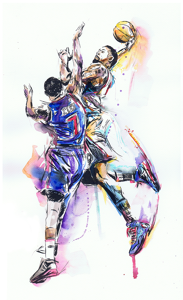 NBA player -curry, jordan. on Behance