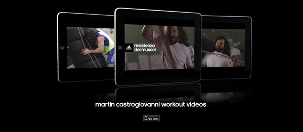 adidas training castrogiovanni de rossi application app sport shoes Clothing dress workout gym soccer football tennis