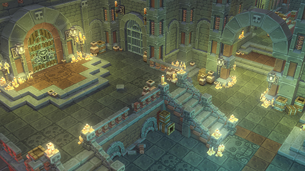 Low Poly 3d Pixel Dungeon Set On Behance