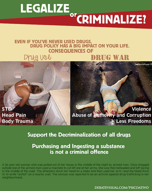 drug war  legalization decriminalization campaing