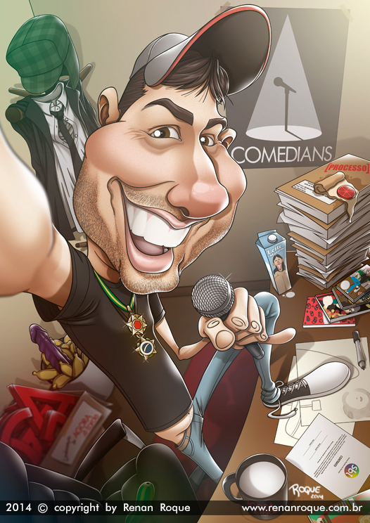 ArtStation - Vectorial Caricatures of Brazilian Comedians from  Shows