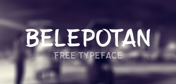 Free font font tipografi Typeface brush handwritten