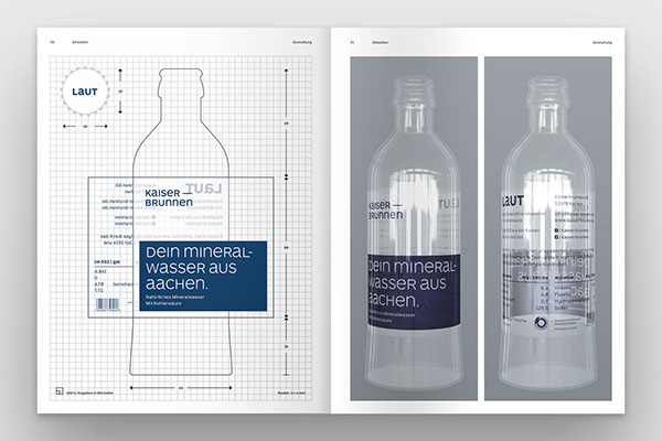 bottled water mineral water sparkling water bottle logo Aachen FH Aachen Master thesis