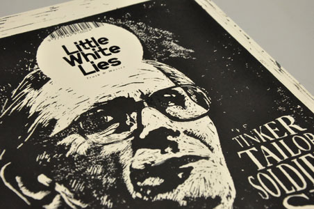D&AD Little White Lies ILLUSTRATION  print design  lino press  silkscreen