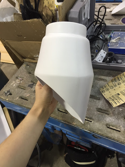 industrial deign Lamp lamp design vacuum forming plastic spray paint black light lighting SCAD