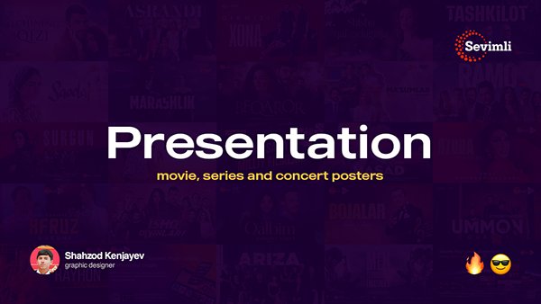 Poster - movie, series and concerts (Presentation)