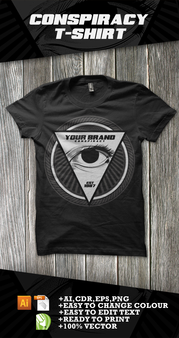 conspiracy dark grunge illuminati t-shirt
