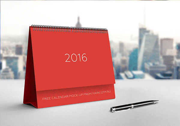 calendar Mockup mock-up mock up new year Christmas free