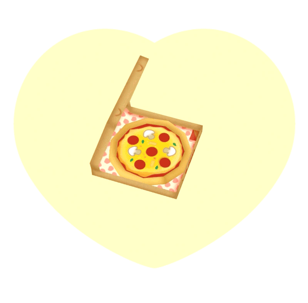 lowpoly 3D Pizza objects things gif skull guillotine poison moon astronaut modelling