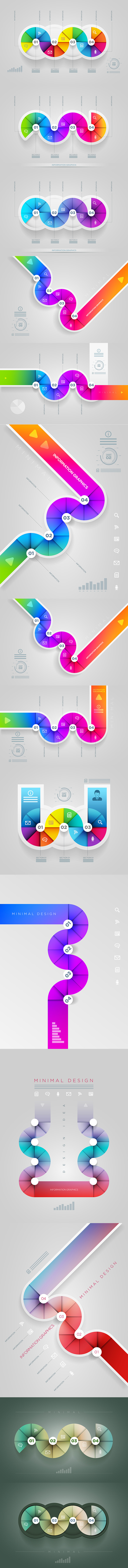 infographic design template business vector microstock colorful