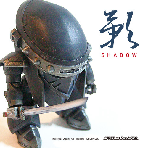 robot mecha mech ninja kanata arttoy toy asia shadow SD Original japan black insect junk
