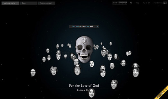 Rijksmuseum Damien Hirst skull diamond  Cannes lions FWA