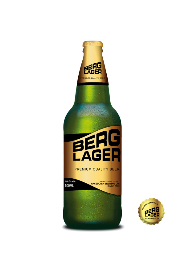 brandname Logo Design advetising campaign lager beer berg premium beer Perspective photography alternative openminded improvise social messages