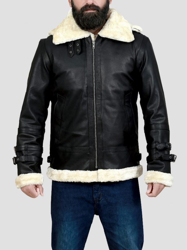 B3 leather jacket bomber leather jacket