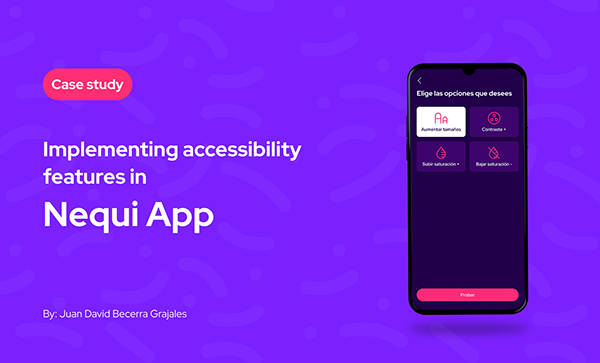 Accessibility features in Nequi App