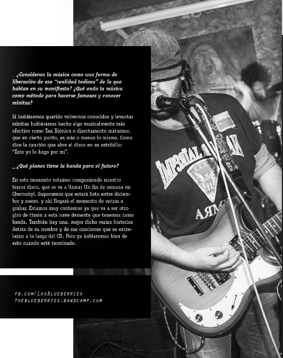 THE BLUEBERRIES verbo mag musica uruguay Garage Rock editorial Show