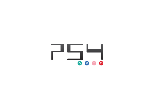 playstation 4 playstation Ps4 logo design graphic