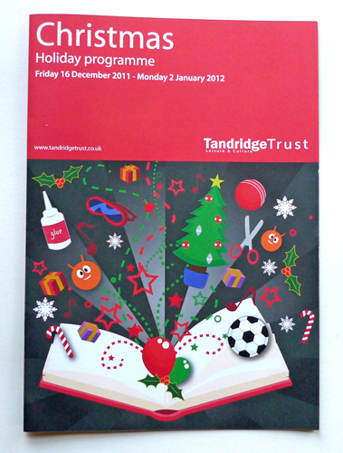 Christmas xmas brochure leaflet a5 kids activities children Holiday