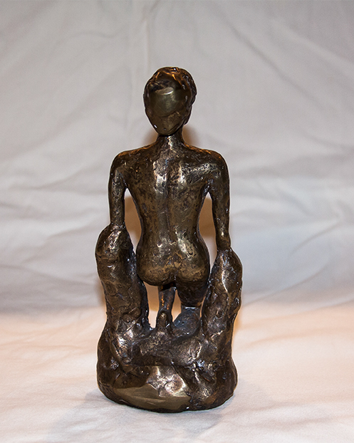 Adobe Portfolio sculpture bronze aluminum Human Figure abstract nude female woman LadyDom13