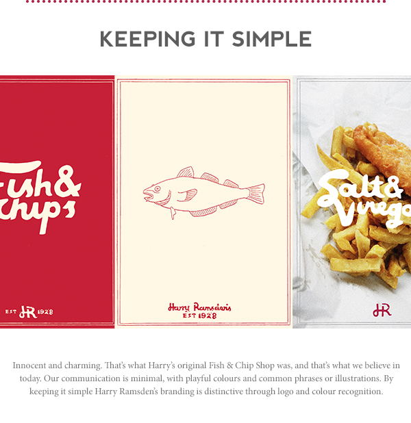 Harry Ramsdens fish & chips MPA Roses rebranding Nottingham student Competition