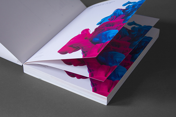 ink Varnish color paint cube paper book water