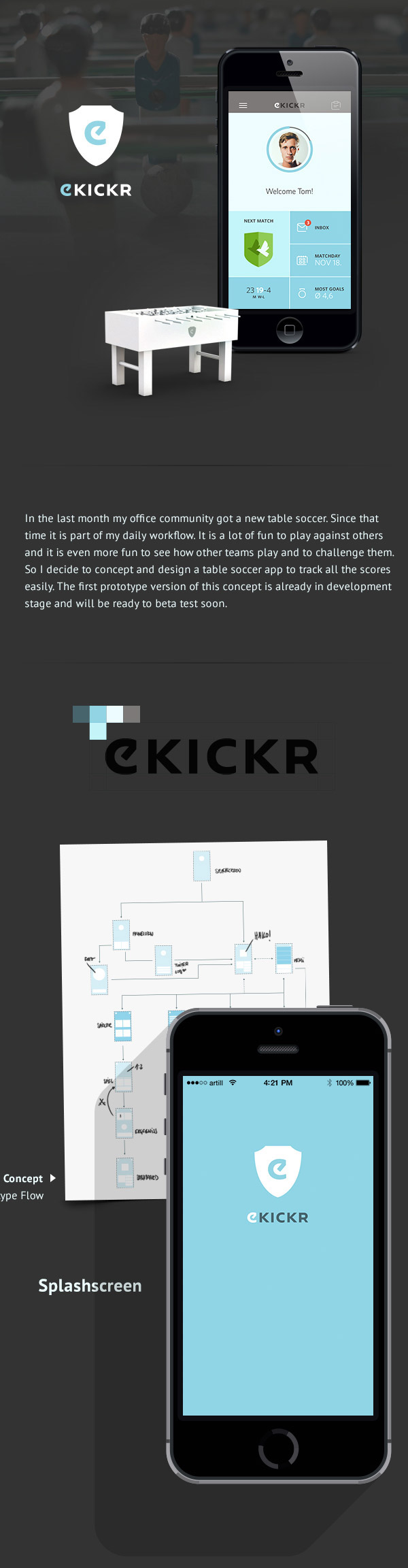 sport app Kicker tischfussball table soccer soccer Web design application artill widgets icons badge trophy