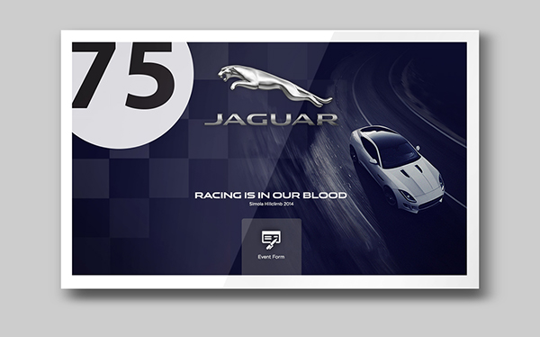 jaguar tablet digital design photoshop