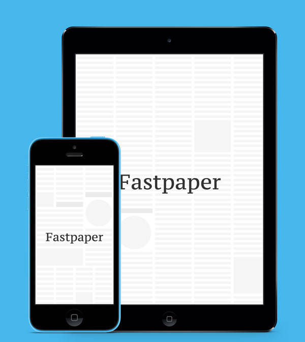 instapaper UI fastpaper ios app sketch