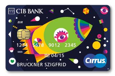bank card credit card Debit card CIB Bank Competition bankkártya Space 