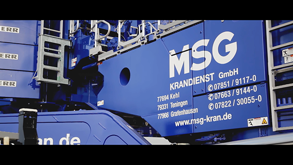 MSG Krandienst fünf.sechs corporate movie Kehl Strassbourg crane kran