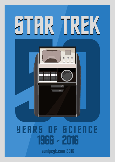 Star Trek poster flat Icon photoshop