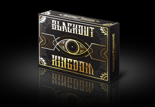 Carte Bicycle Blackout Kingdom-Legacy-Steampunk-Brimstone-Aqua-Double Black 